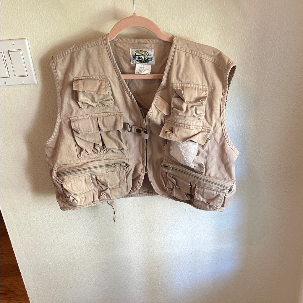 Tan Utility Vest Utility Nature Core Cabin Core Dad Core